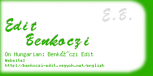 edit benkoczi business card